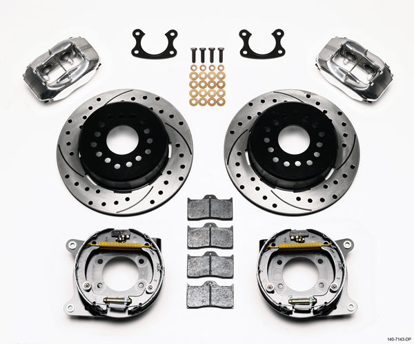 SMALL FORD KIT,2.66",REAR PB,12.19",DRILLED ROTORS,POLISHED