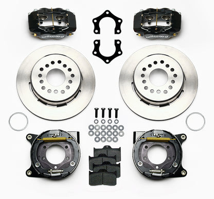 62-72 CDP B&E BODY W/DRUMS FULL DISC BRAKE KIT,12" ROTORS,6/4 PISTON BLACK