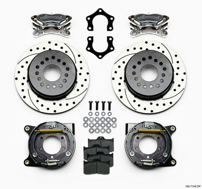 MOPAR/DANA 60 REAR PARKING BRAKE KIT,2.36",FDL,12.19" DRILLED ROTORS,POLISH CALI