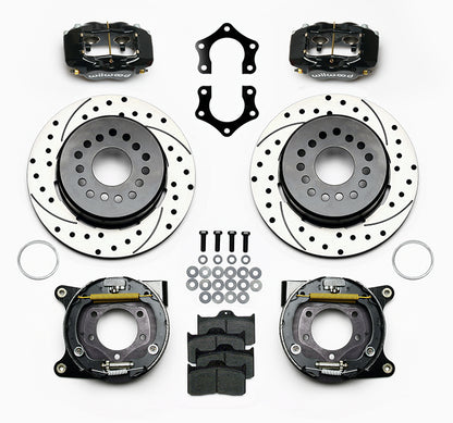 MOPAR/DANA 60 REAR PARKING BRAKE KIT,2.36",FDL,12.19" DRILLED ROTORS,BLACK CALIP