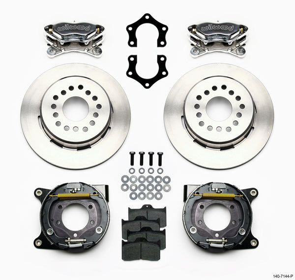 MOPAR/DANA 60 REAR PARKING BRAKE KIT,2.36",FDL,12.19" ROTORS,POLISHED CALIPERS