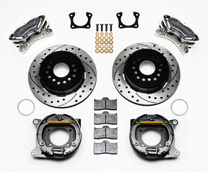 OLDS,PONTIAC,2.81",REAR PB,FDL,12.19" DRILLED ROTORS,POLISHED CALIPERS