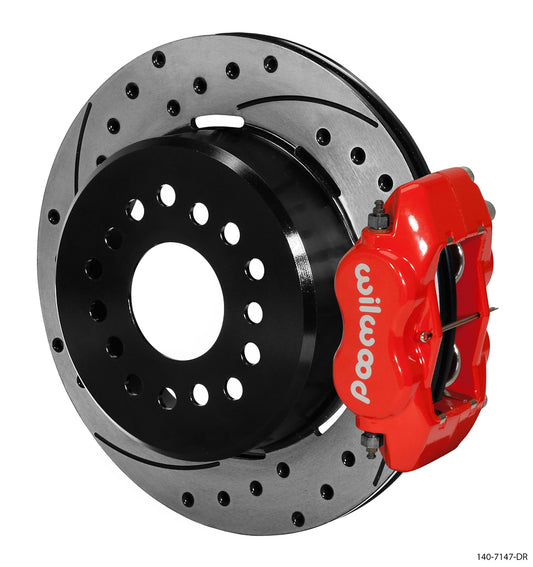 OLDS,PONTIAC,2.81",REAR PB,FDL,12.19" DRILLED ROTORS,RED CALIPERS