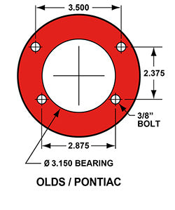 OLDS,PONTIAC,2.81",REAR PB,FDL,12.19" ROTORS,POLISHED CALIPERS