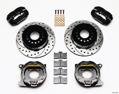 93-97 CAMARO KIT,REAR PB,FDL,12.19" DRILLED ROTORS