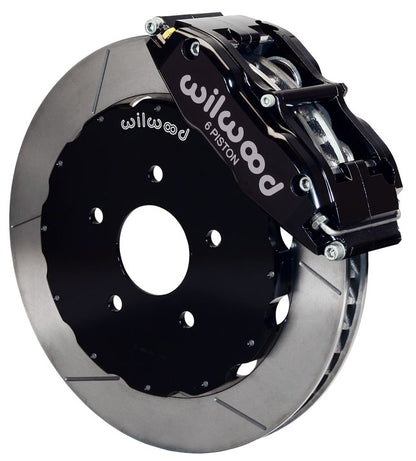 94-04 FORD MUSTANG KIT,FRONT,14" ROTORS,6 PISTON BLACK CALIPERS