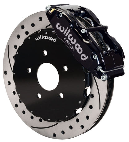 97-04 CORVETTE C5 KIT,FRONT,SL6R,13" DRILLED ROTORS