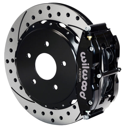 97-UP CORVETTE C5,C6,REAR PB,12.90",DRILLED ROTORS,POLISHED