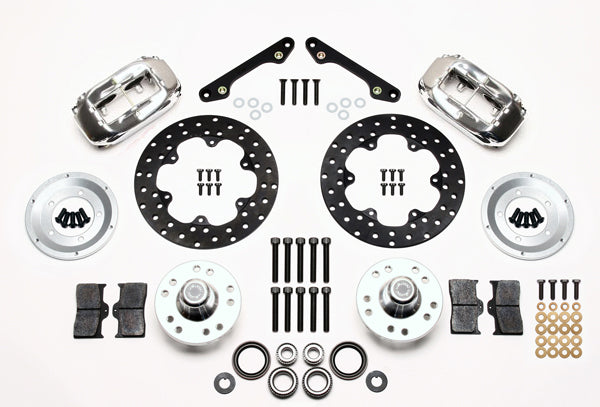 79-81 CAMARO DRAG KIT,FRONT,DRILLED ROTORS,POLISHED