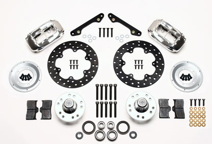 79-81 CAMARO DRAG KIT,FRONT,DRILLED ROTORS,POLISHED