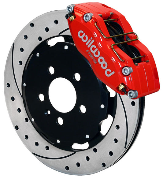 99-05 VOLKSWAGEN,FRONT,DP,12.19",DRILLED,RED