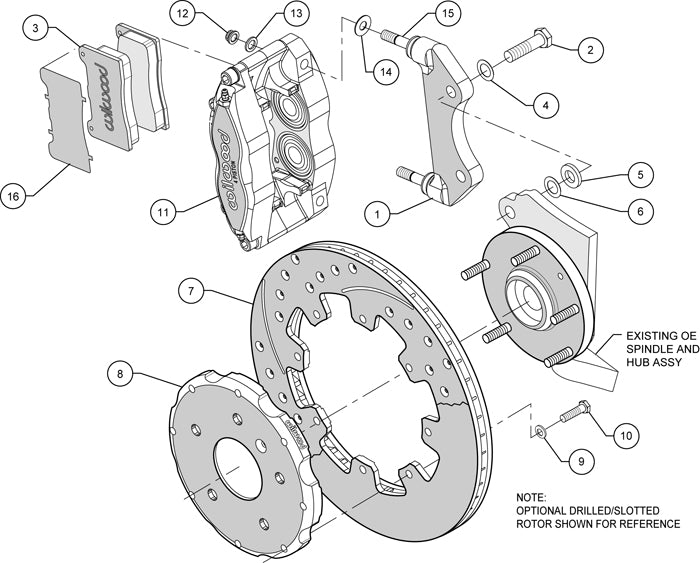 99-05 VOLKSWAGEN,FRONT,DP,12.19",DRILLED,RED