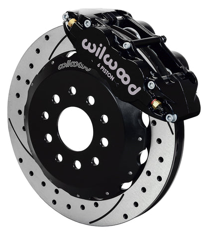 88-96 CORVETTE C4 KIT,FRONT,SL6R,12.90" DRILLED ROTORS,POLISHED CALIPERS