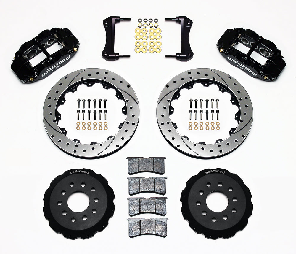 88-96 CORVETTE KIT,FRONT,SL6R,12.90" DRILLED ROTORS