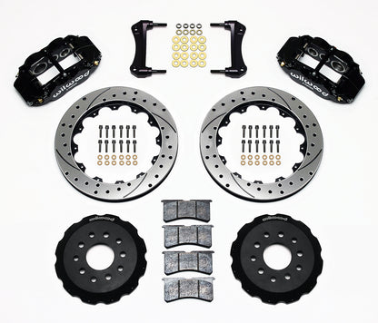 88-96 CORVETTE KIT,FRONT,SL6R,12.90" DRILLED ROTORS