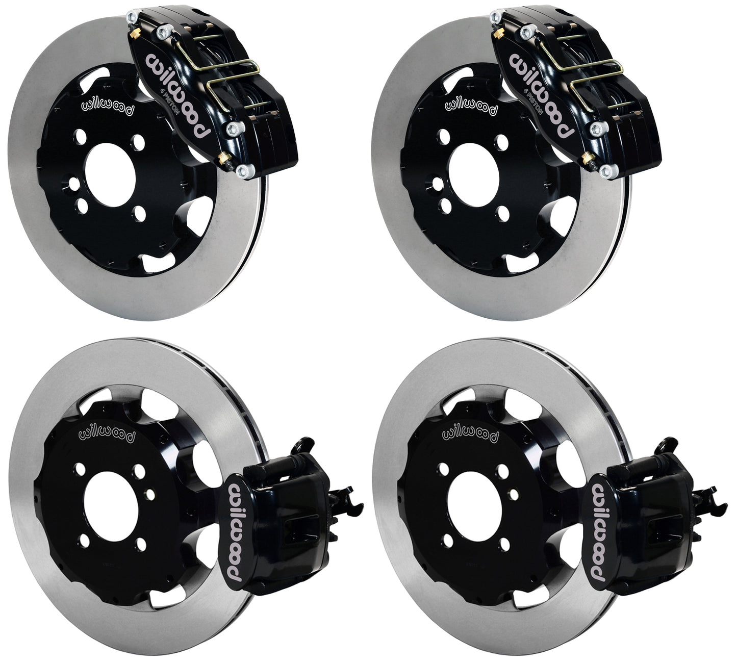 02-13 MINI COOPER FULL DISC BRAKE KIT,12" ROTORS,BLACK CALIPERS