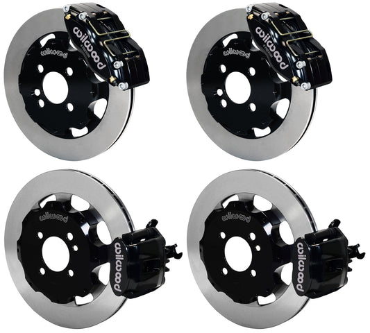 02-13 MINI COOPER FULL DISC BRAKE KIT,12" ROTORS,BLACK CALIPERS