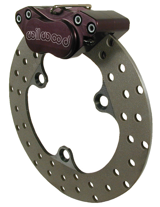 ASPHALT FRONT MIDGET KIT,.19 X 9.88,DRILLED ROTORS