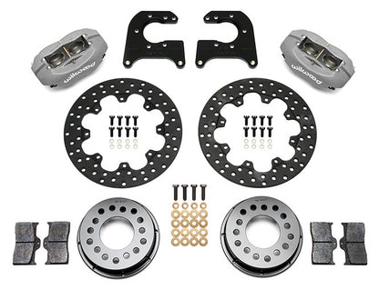 MOPAR/DANA 60 DRAG KIT,2.50",REAR,11.44" DRILLED ROTORS,GRAY CALIPERS