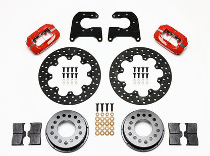 MOPAR/DANA 60 DRAG KIT,2.50",REAR,11.44" DRILLED ROTORS,RED CALIPERS