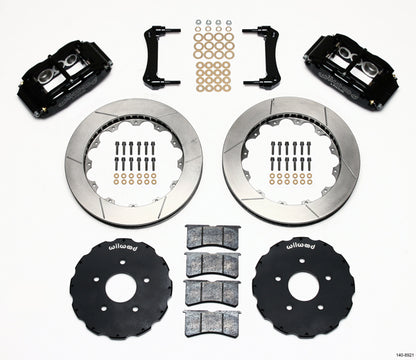 97-13 CORVETTE FULL DISC BRAKE KIT,13" ROTORS,BLACK CALIPERS
