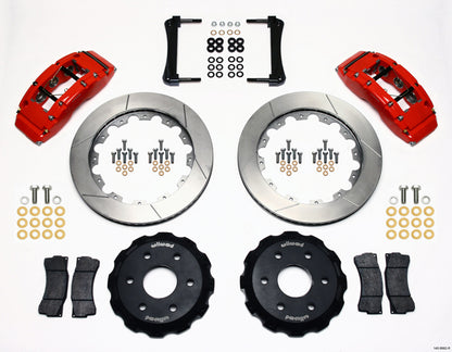 99-18 GM 1500 TRUCK/SUV,FRONT,TC6R 6 PISTON RED CALIPERS,16" ROTORS