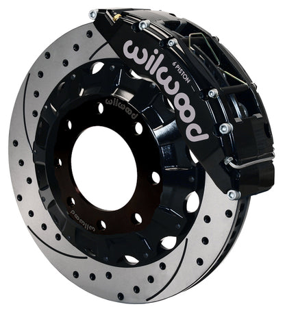 99-10 GM 2500 TRUCK/SUV,H2,FRONT,TC6R 6 PISTON BLACK CALIPERS,16" DRILLED ROTORS