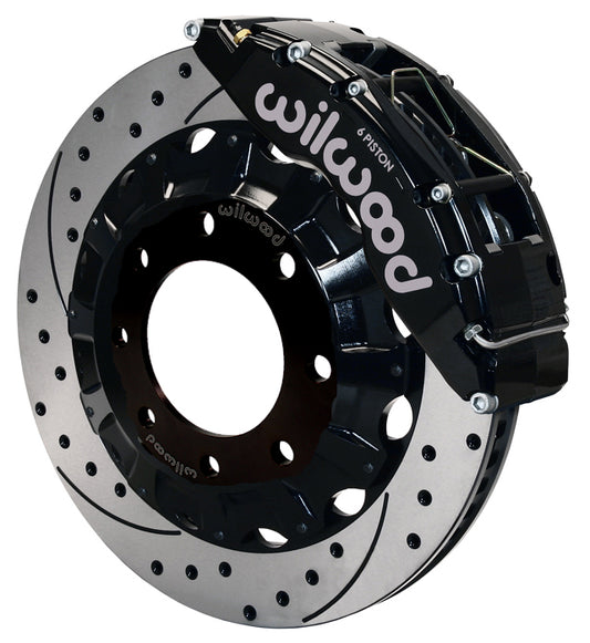 99-10 GM 2500 TRUCK/SUV,H2,FRONT,TC6R 6 PISTON BLACK CALIPERS,16" DRILLED ROTORS