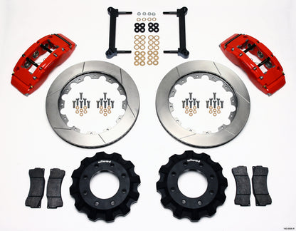 99-10 GM 2500 TRUCK/SUV FULL DISC BRAKE KIT,16" ROTORS,RED,4.63" CENTER
