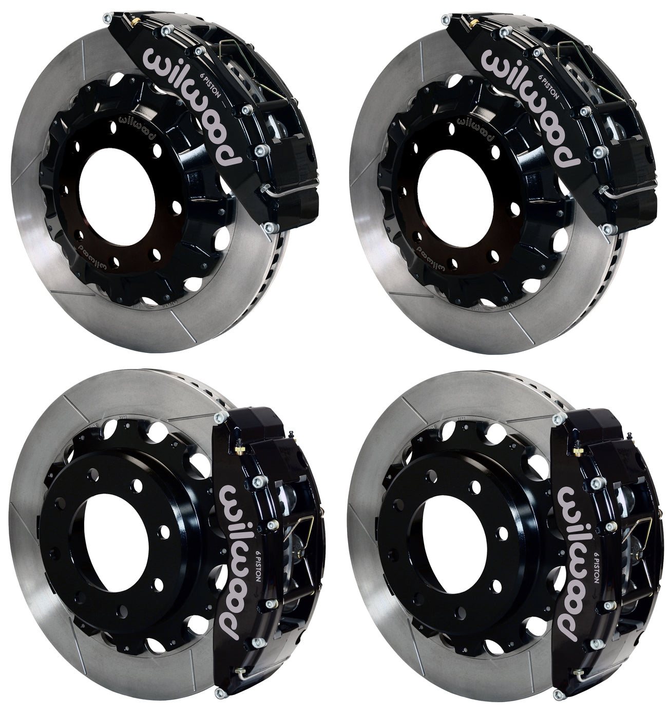 99-10 GM 2500 TRUCK/SUV FULL DISC BRAKE KIT,16" ROTORS,BLACK,4.84" CENTER