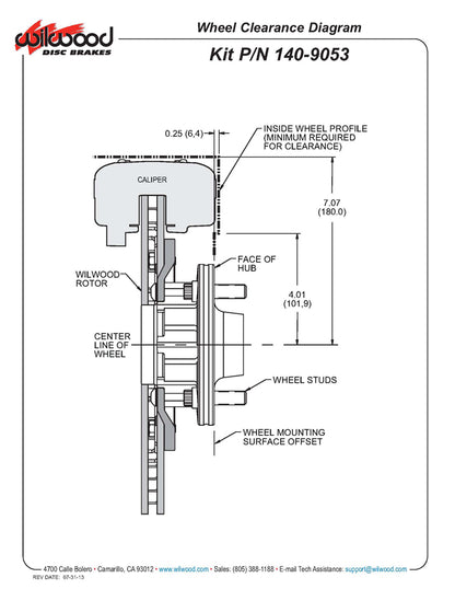 79-81 CAMARO KIT,FRONT,FDL,12.19",DRILLED,RED