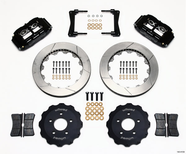 05-14 MUSTANG,FULL DISC BRAKE KIT,13"/12" ROTORS,BLACK CALIPERS