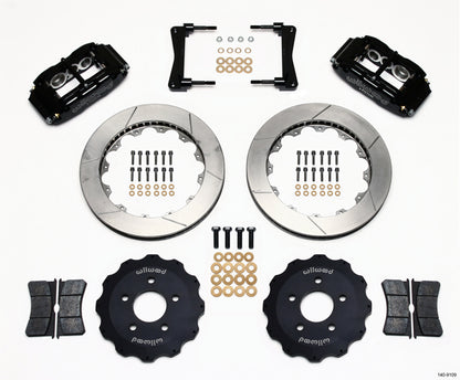 05-14 MUSTANG,FULL DISC BRAKE KIT,13"/12" ROTORS,BLACK CALIPERS