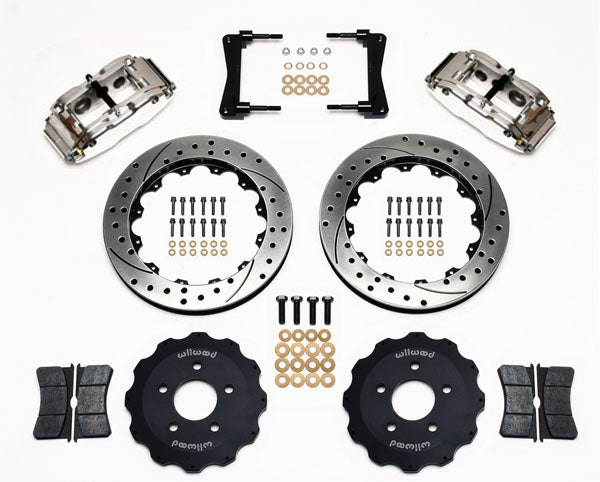 05-14 MUSTANG KIT,FRONT,13.06" DRILLED ROTORS,POLISHED