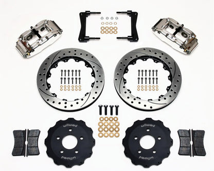 05-14 MUSTANG KIT,FRONT,13.06" DRILLED ROTORS,POLISHED