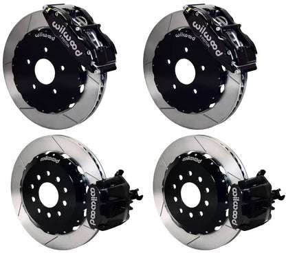 05-14 MUSTANG,FULL DISC BRAKE KIT,13" ROTORS,BLACK CALIPERS