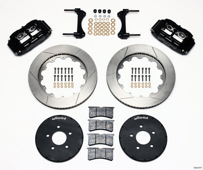 94-04 FORD MUSTANG KIT,FRONT,14" ROTORS,6 PISTON BLACK CALIPERS