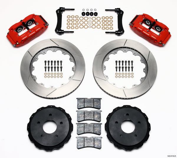 97-UP CORVETTE KIT,REAR PB,SL4R,14",RED