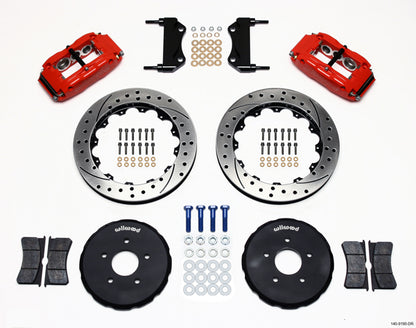 03-08 NISSAN 350Z,FRONT,13",DRILLED,RED