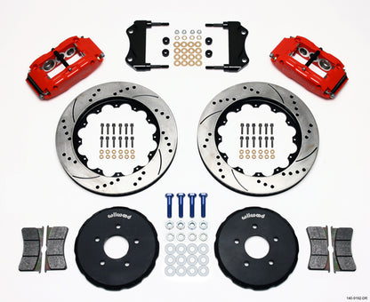 03-08 NISSAN 350Z,FRONT,14",DRILLED,RED