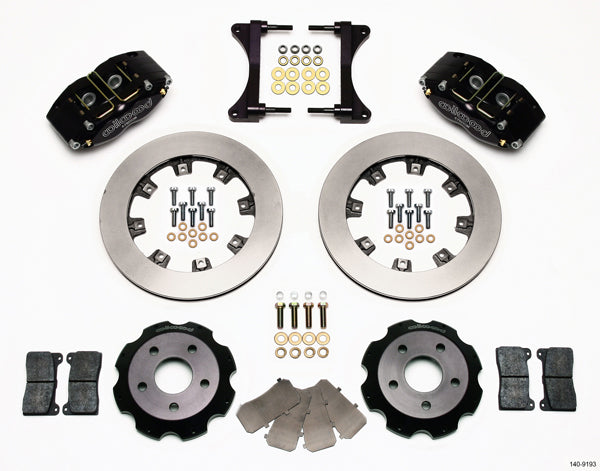 99-08 SUBARU FULL DISC BRAKE KIT,12" ROTORS,BLACK CALIPERS