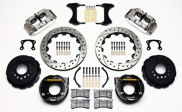 SMALL FORD KIT,2.66",REAR PB,13",DRILLED,POLISHED