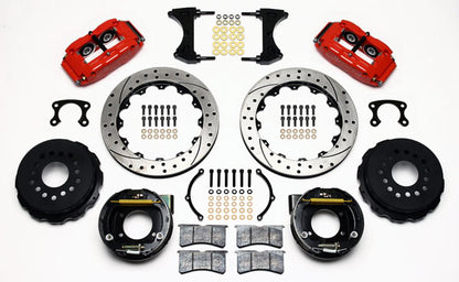 SMALL FORD KIT,2.66",REAR PB,13",DRILLED,RED