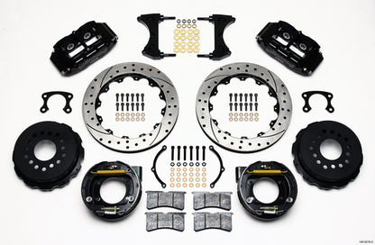 BIG FORD NEW KIT,2.36",REAR PB,13" DRILLED ROTORS