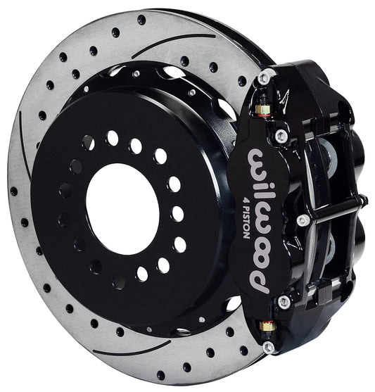 GM C-KIT W/STAG MOUNT,REAR,SL4R,13" DRILLED ROTORS,BLACK