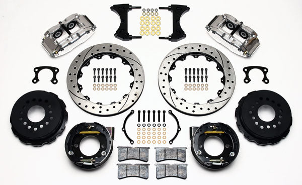 SMALL FORD KIT,2.50",REAR PB,13",DRILLED,POLISHED