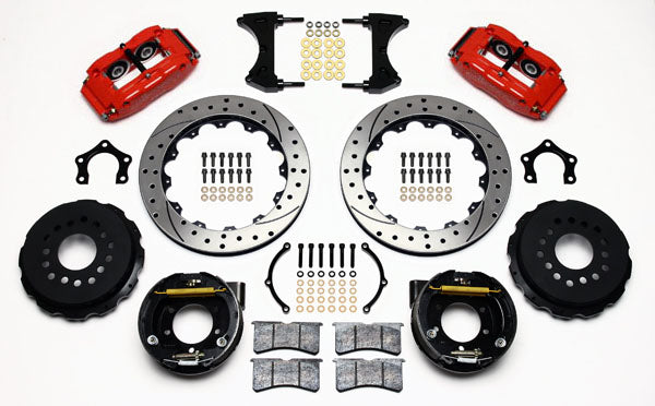 MOPAR/DANA 60,2.36",REAR PB,13" DRILLED ROTORS,RED