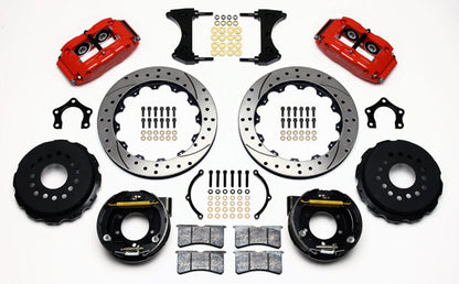 MOPAR/DANA 60,2.36",REAR PB,13" DRILLED ROTORS,RED