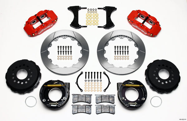 FORD 8.8" KIT,2.50",REAR PB,SL4R,13",RED