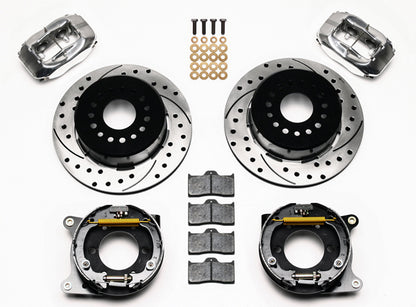 05-14 MUSTANG,REAR PB,FDL,12" DRILLED ROTORS,POLISHED